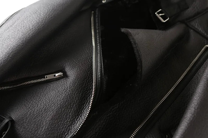 The Shearling-Look Aviator Jacket
