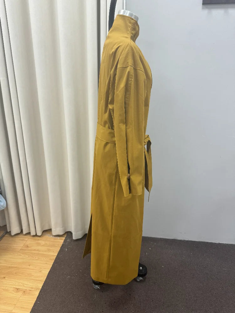 The Oversized Stand-Collar Trench