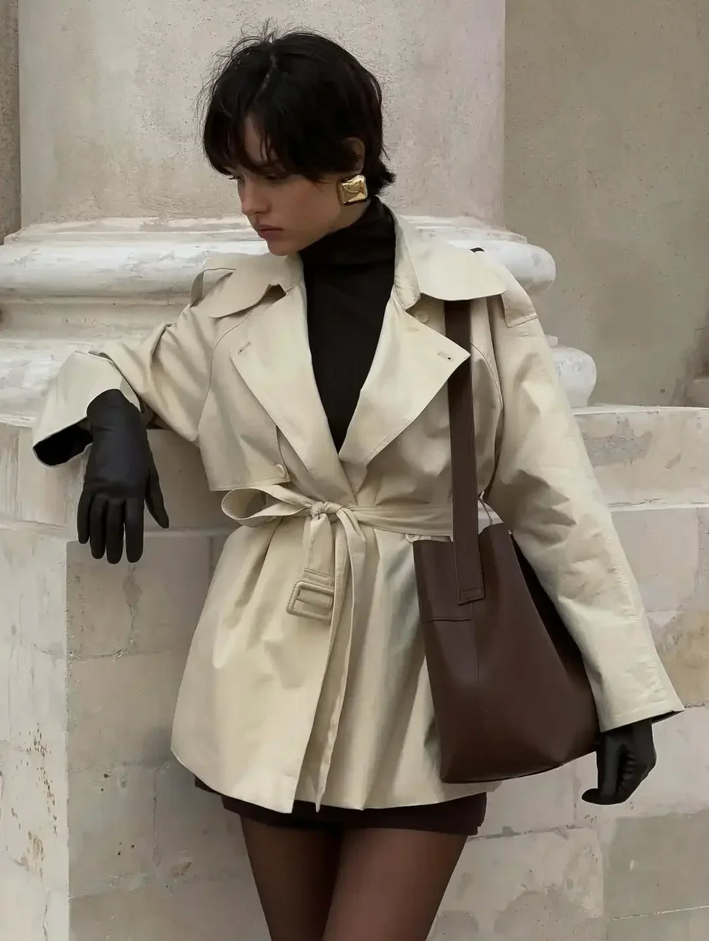 The Belted Short Trench