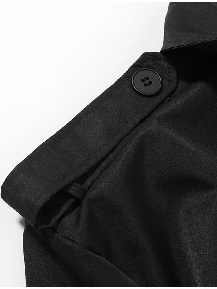 The V-Neck Belted Trench