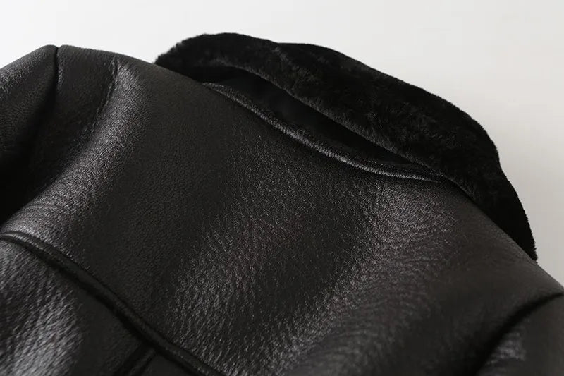 The Shearling-Look Aviator Jacket