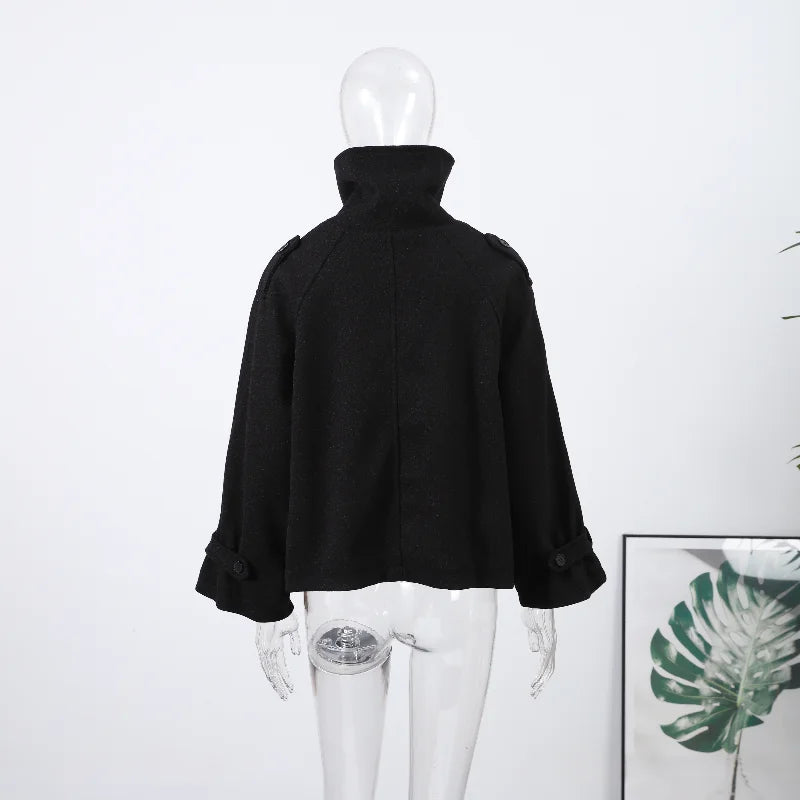 The Stand-Collar Boxy Jacket