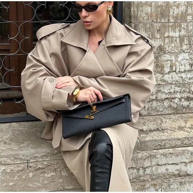 The Double-Breasted Belted Trench