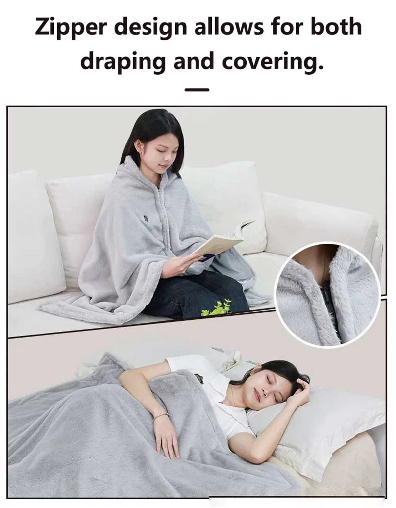 The Plush Heated Throw