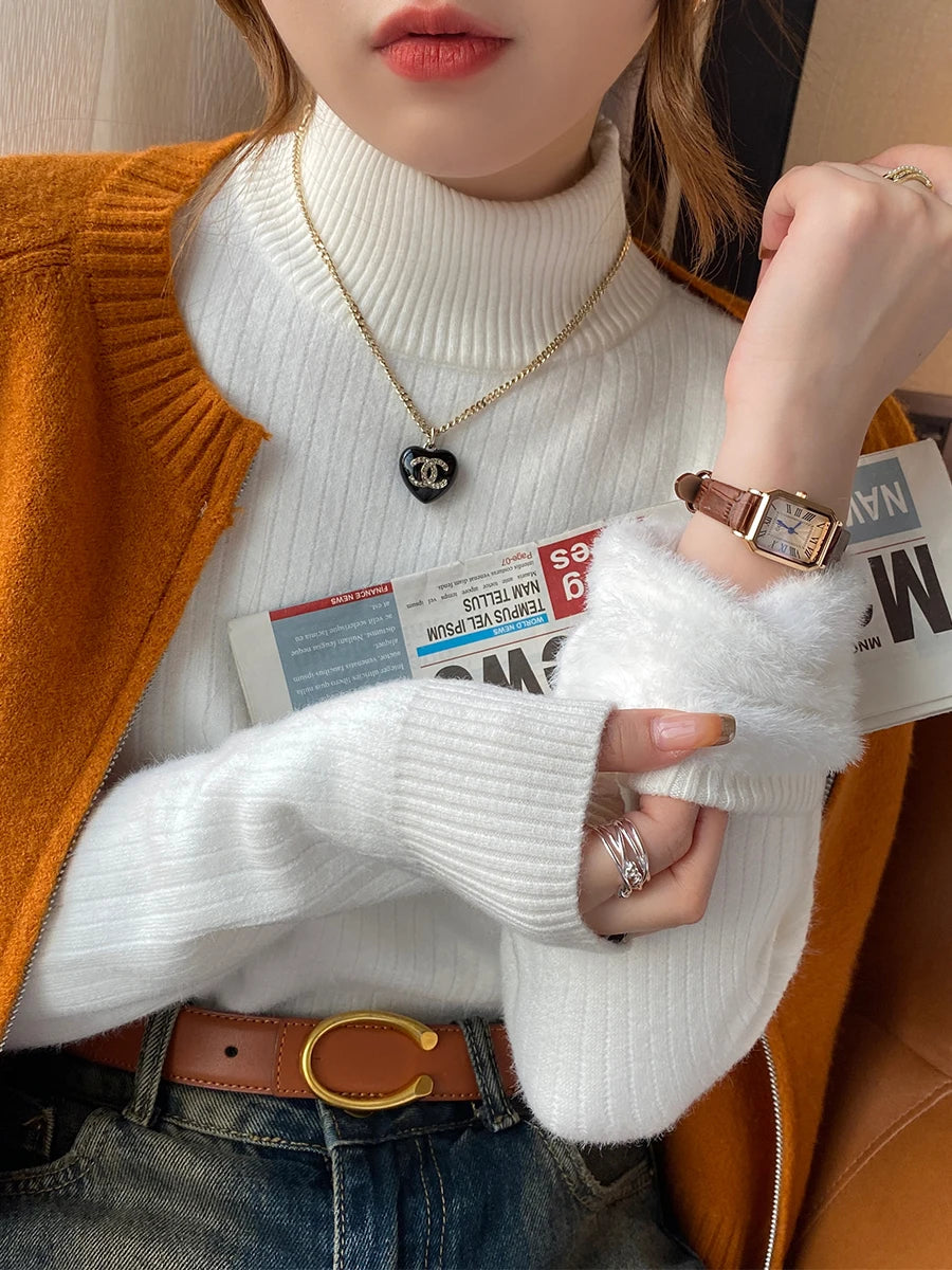 The Lined Knit Turtleneck