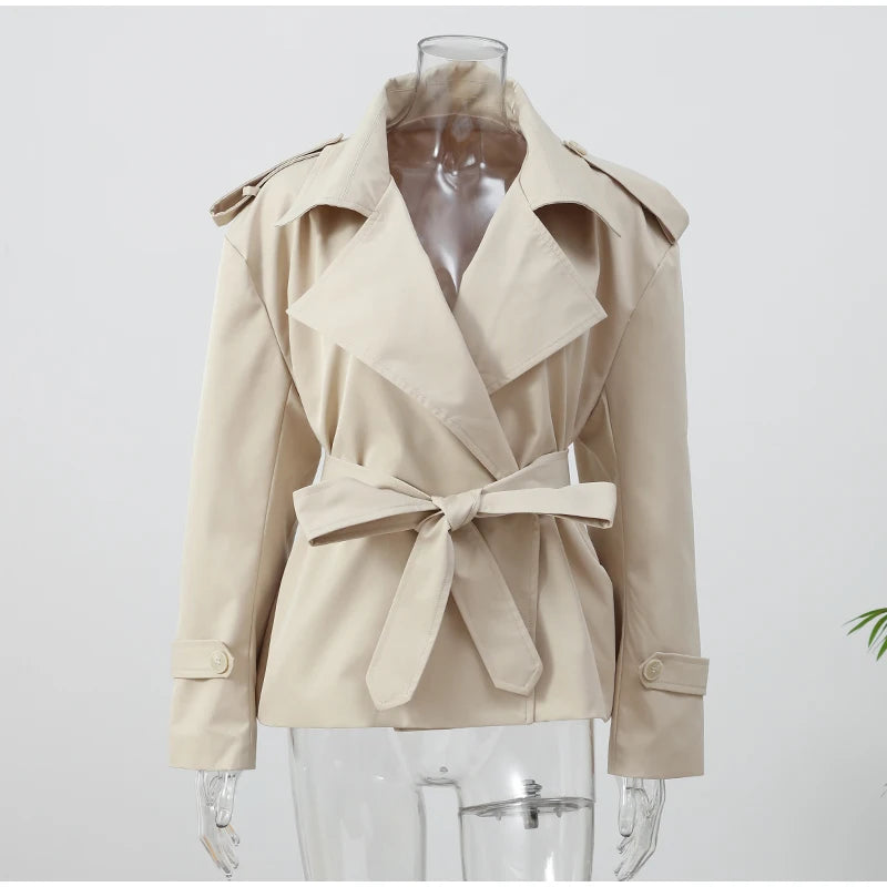 The Lace-Up Long Coat
