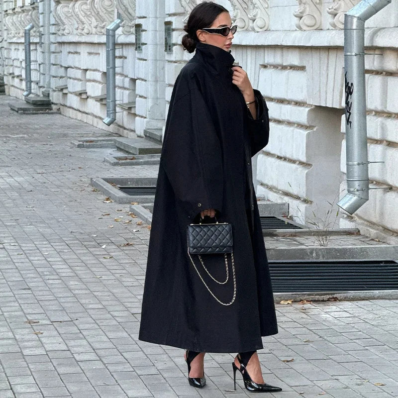 The Long Stand-Collar Trench