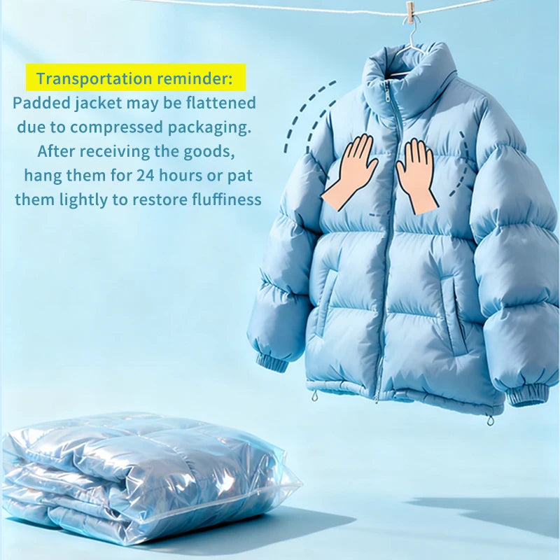 The Glossy Hooded Belted Puffer