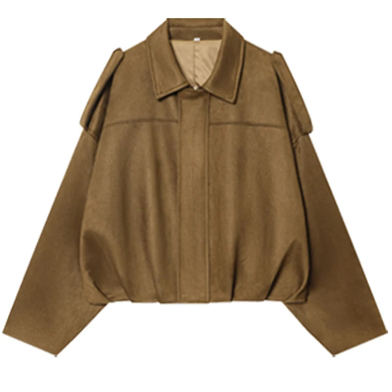 The Cruelty-Free Suede Cropped Bomber