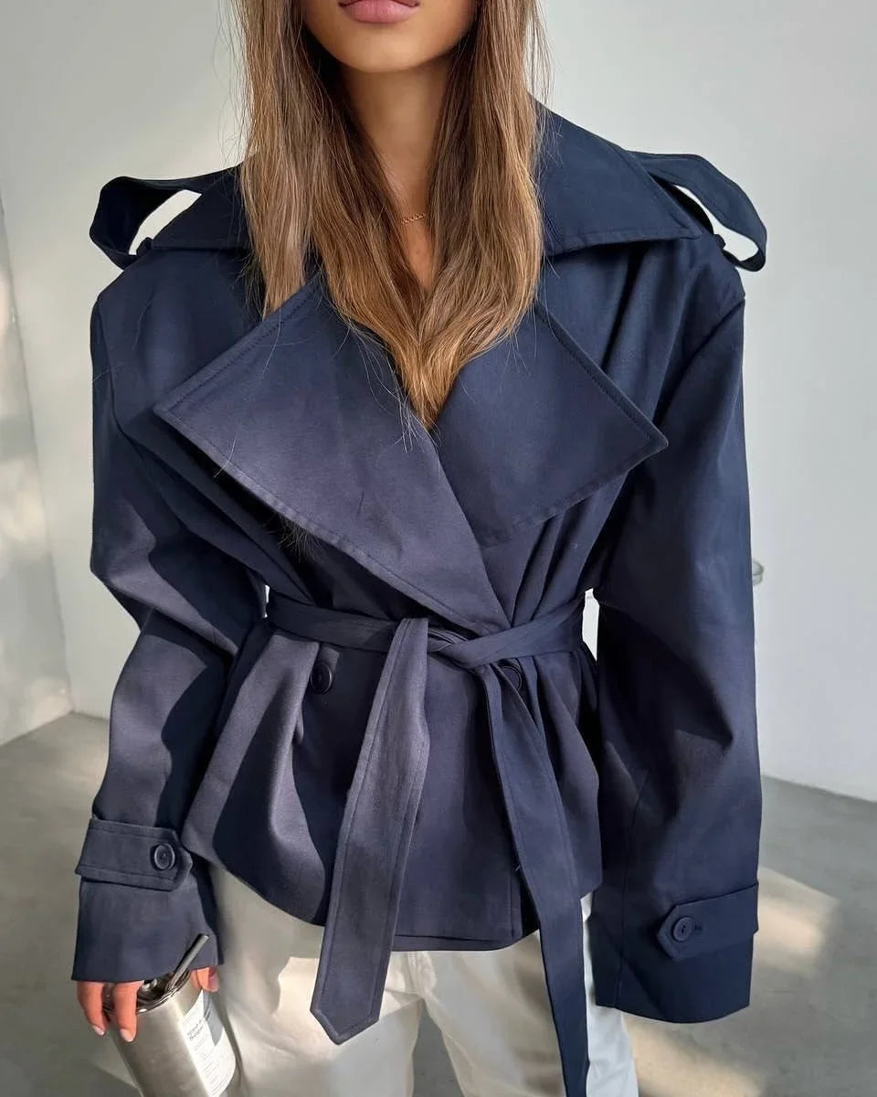 The Cropped Wrap Trench