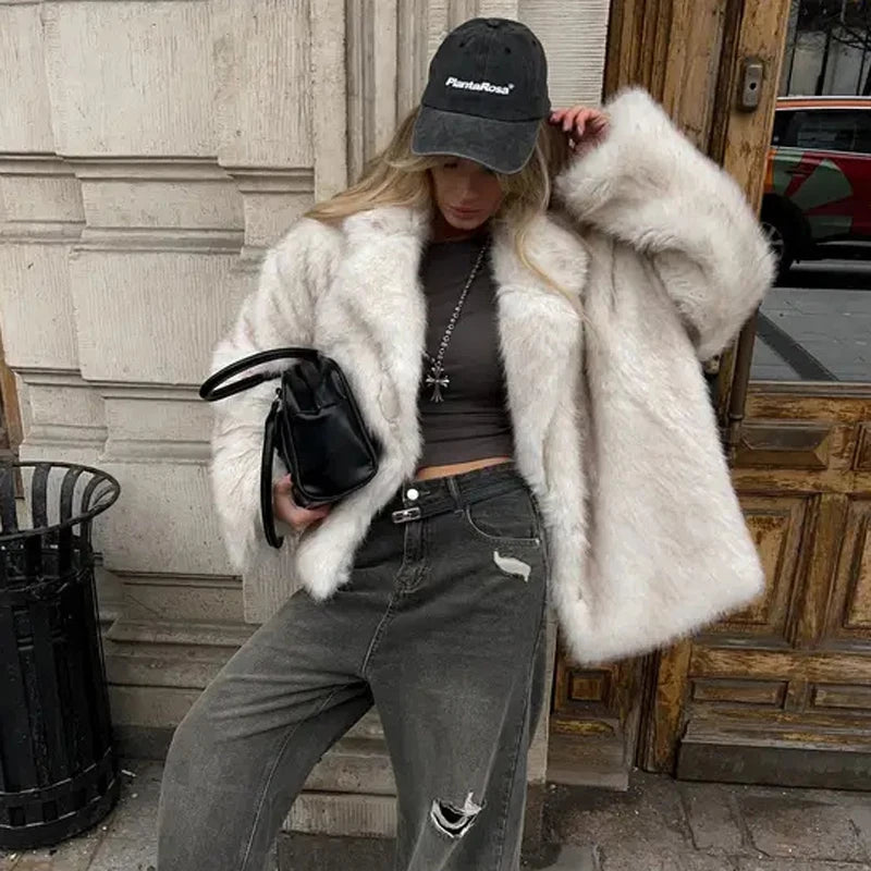The Plush Faux Fur Coat