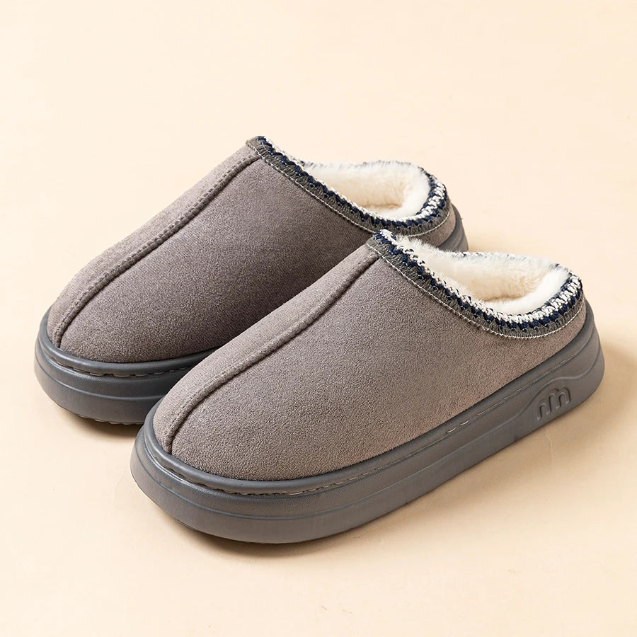 The Fuzzy Faux-Fur House Slipper