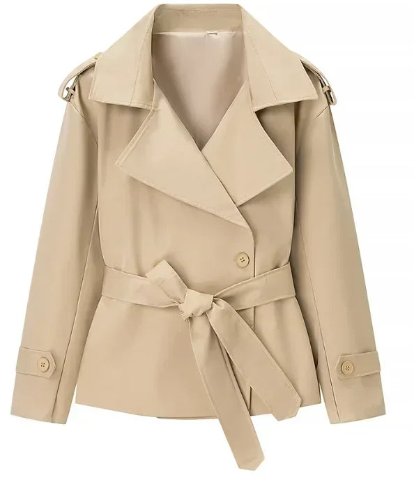 The Cropped Wrap Trench