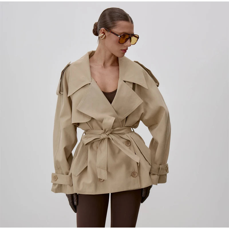 The Lace-Up Long Coat