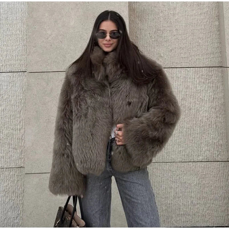 The Mink-Look Cruelty-Free Fur Jacket