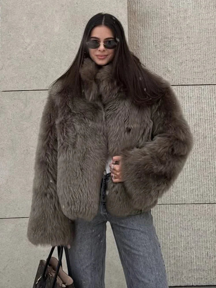 The Mink-Look Cruelty-Free Fur Jacket