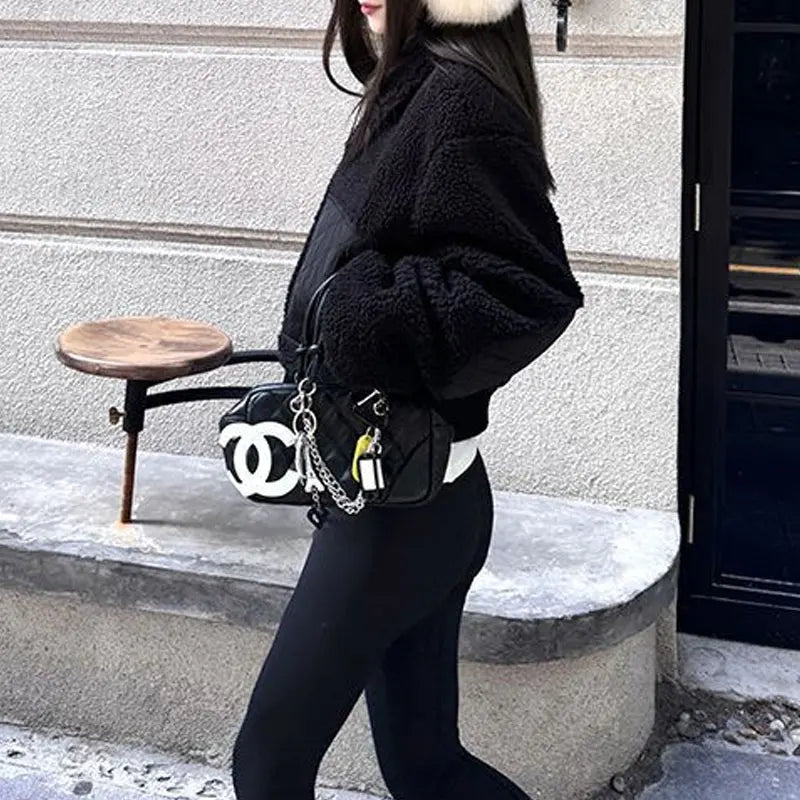 The Cropped Sherpa Zip Jacket
