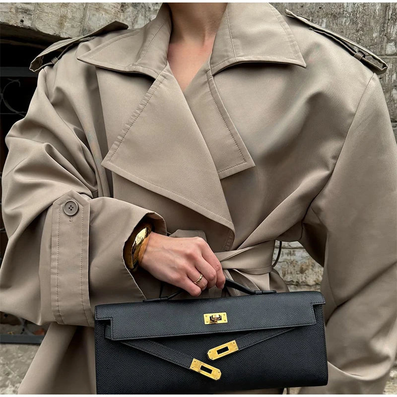 The Double-Breasted Belted Trench