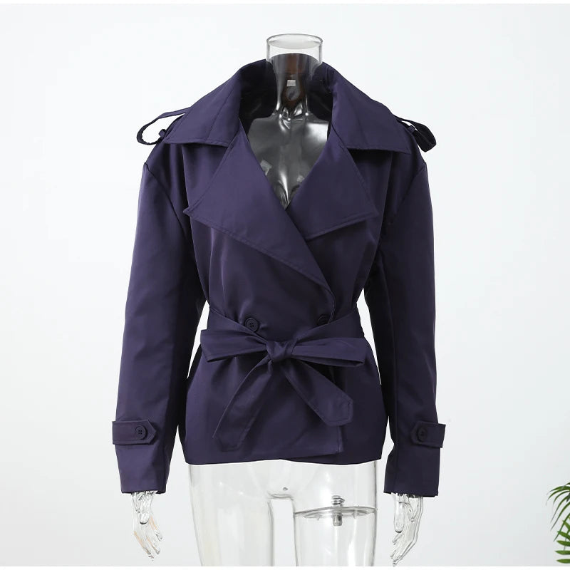 The Lace-Up Long Coat