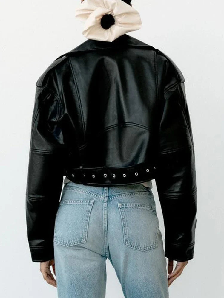 The Belted Moto Jacket