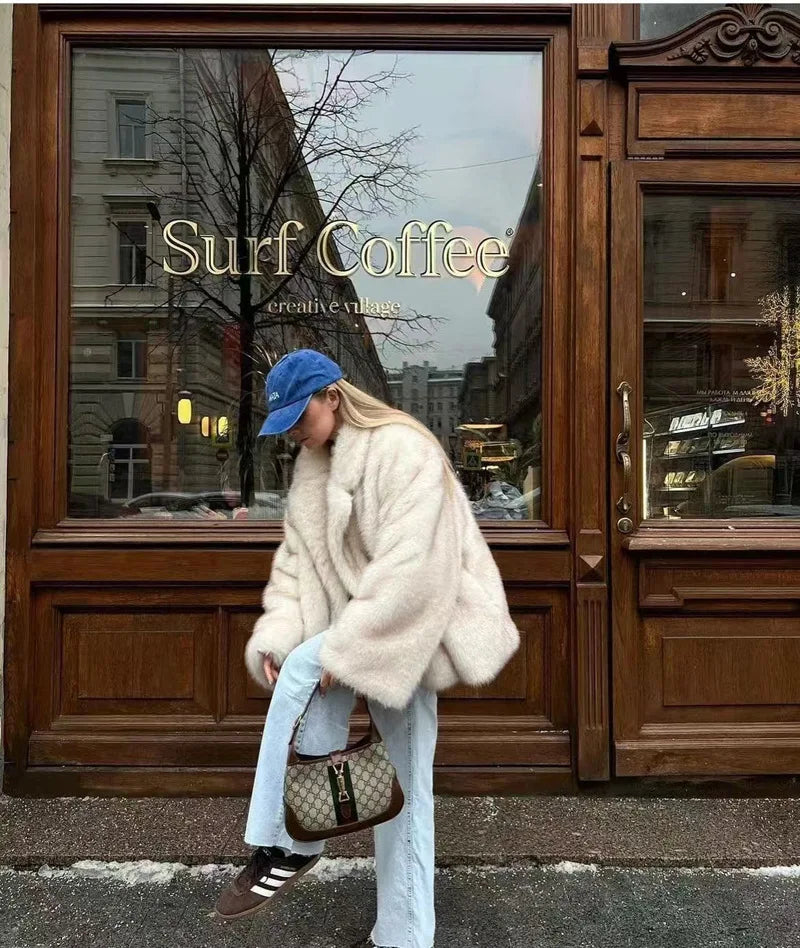 The Plush Faux Fur Coat