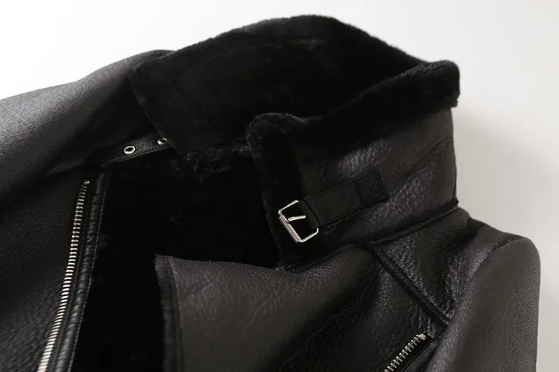 The Shearling-Look Aviator Jacket
