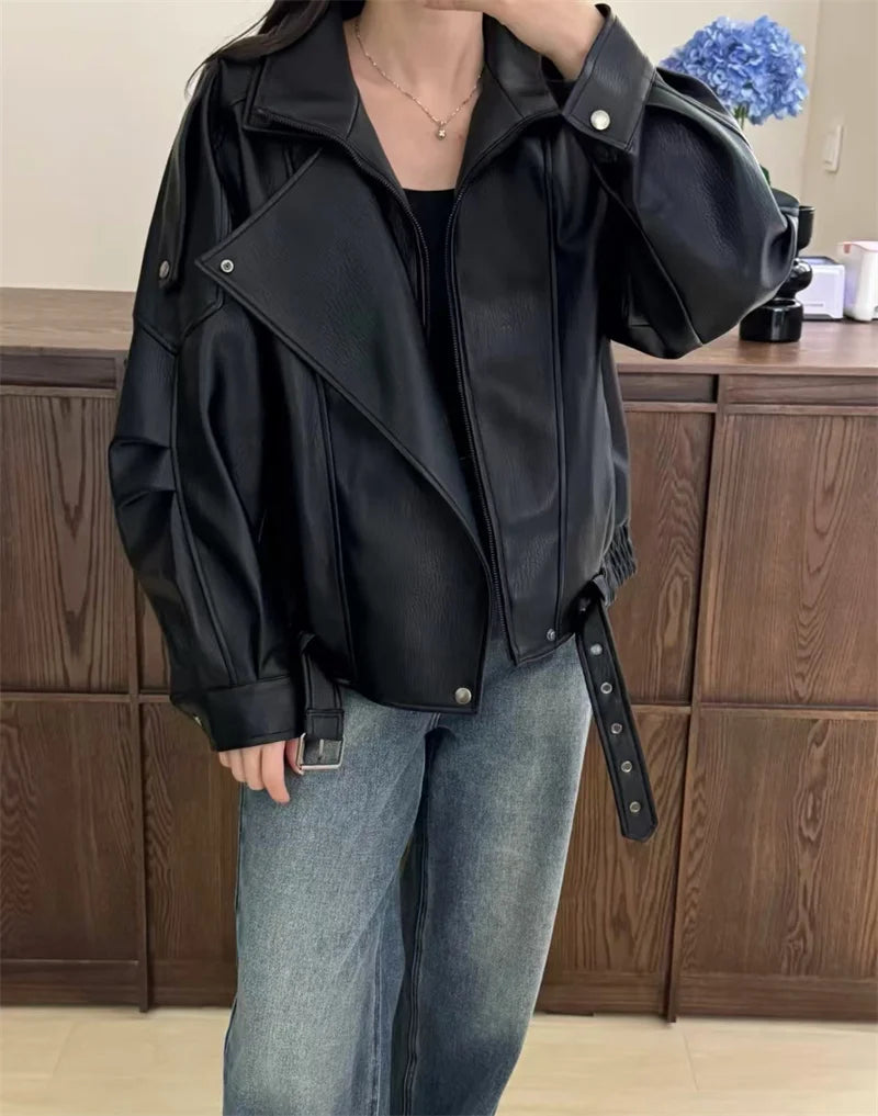 The Cruelty-Free Leather Biker Jacket
