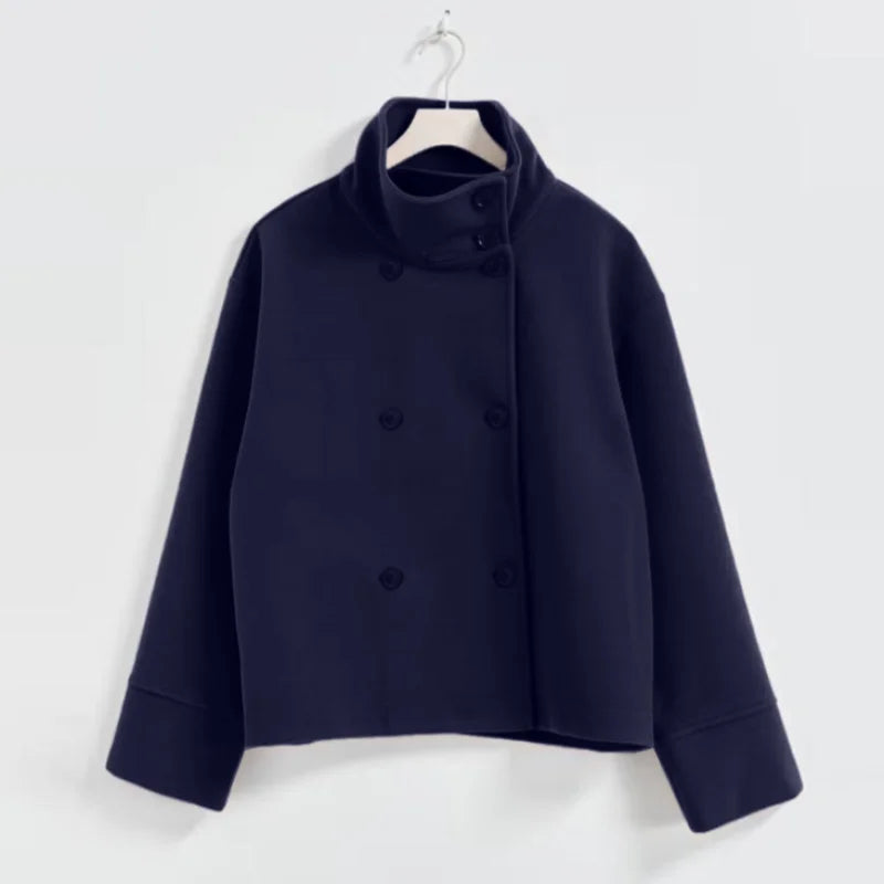 The High-Neck Asymmetric Coat