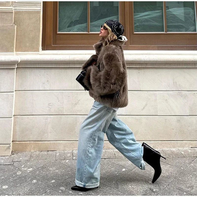 The Mink-Look Cruelty-Free Fur Jacket