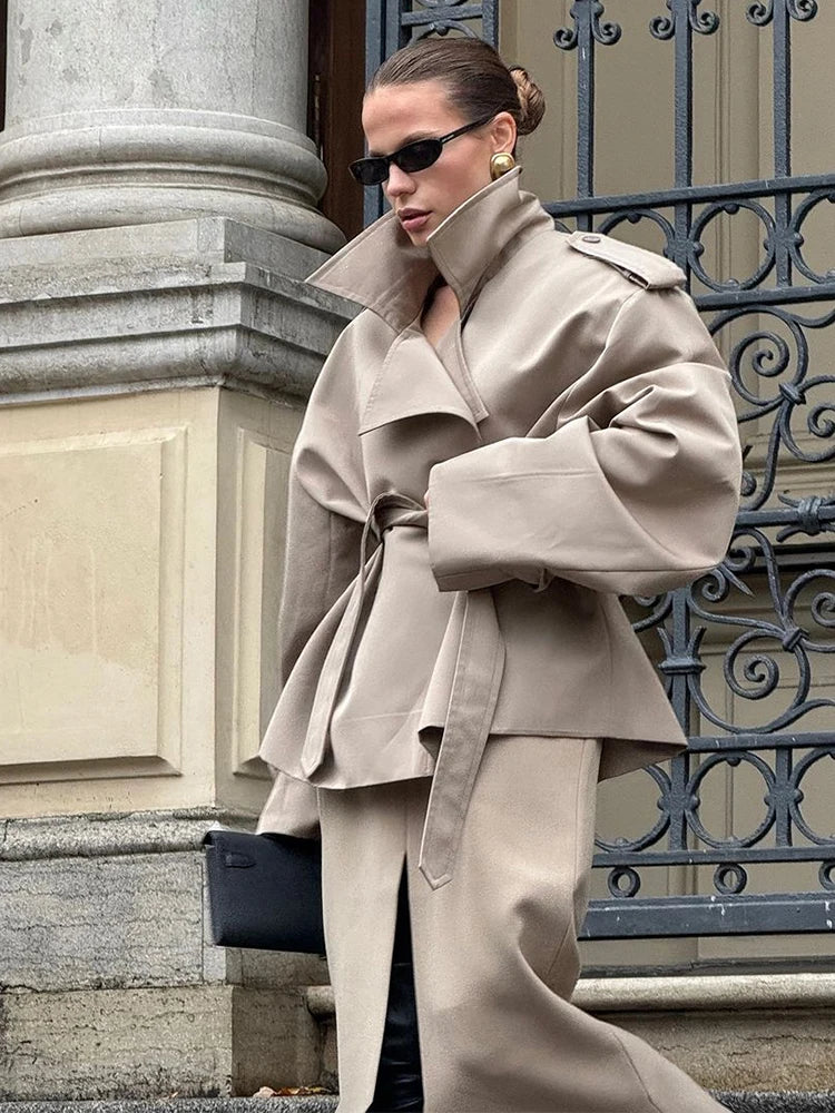 The Belted Short Trench