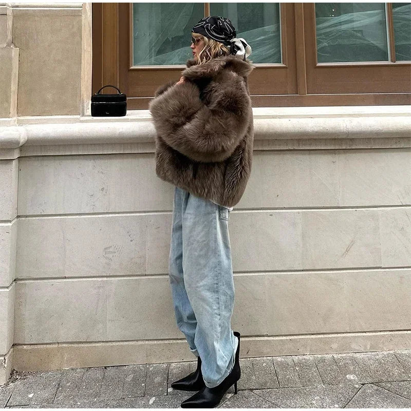 The Mink-Look Cruelty-Free Fur Jacket