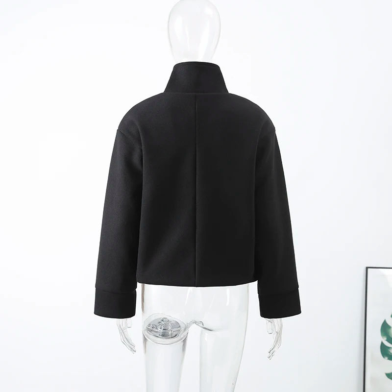The High-Neck Asymmetric Coat