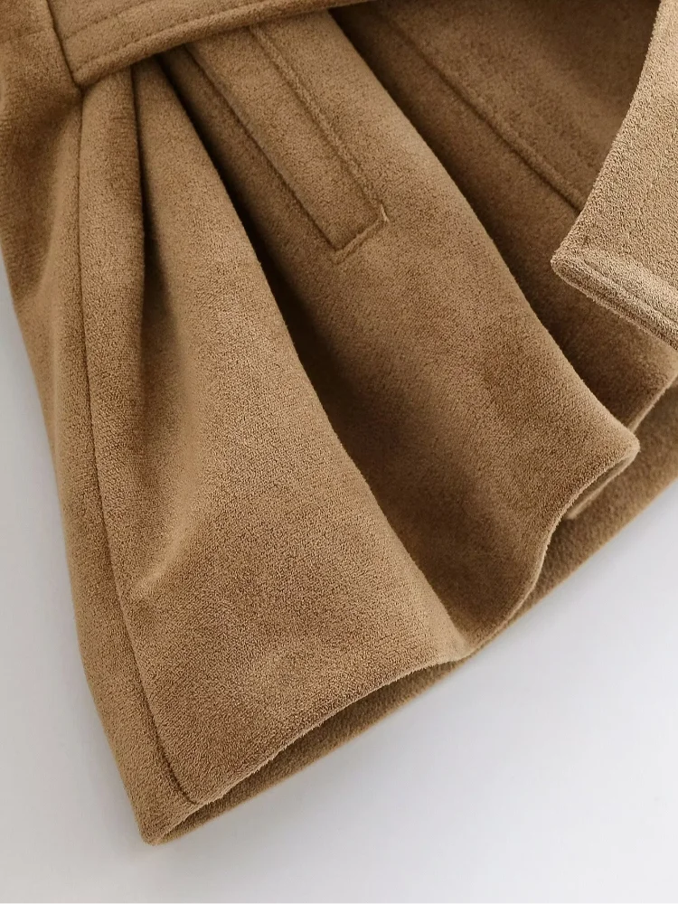 The Tie-Waist Cruelty-Free Suede Jacket
