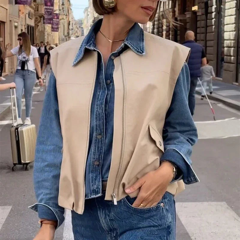 The Cropped Wrap Trench