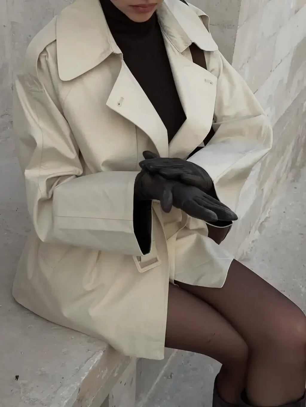 The Belted Short Trench