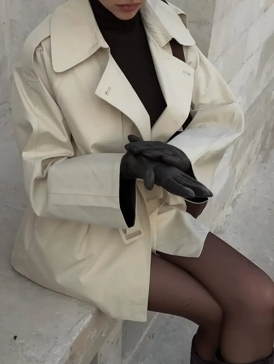 The Belted Short Trench
