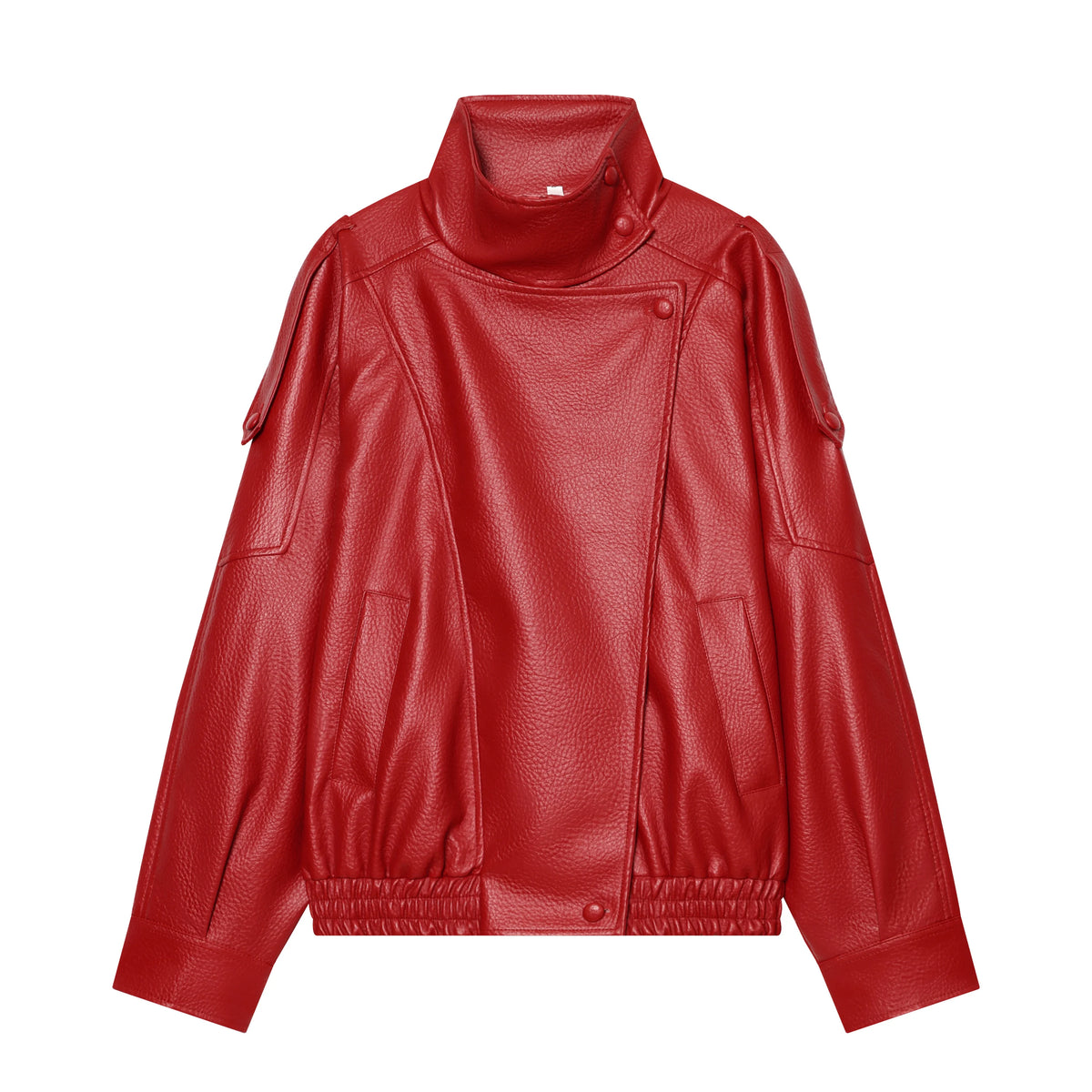 The Oversized Cruelty-Free Leather Jacket