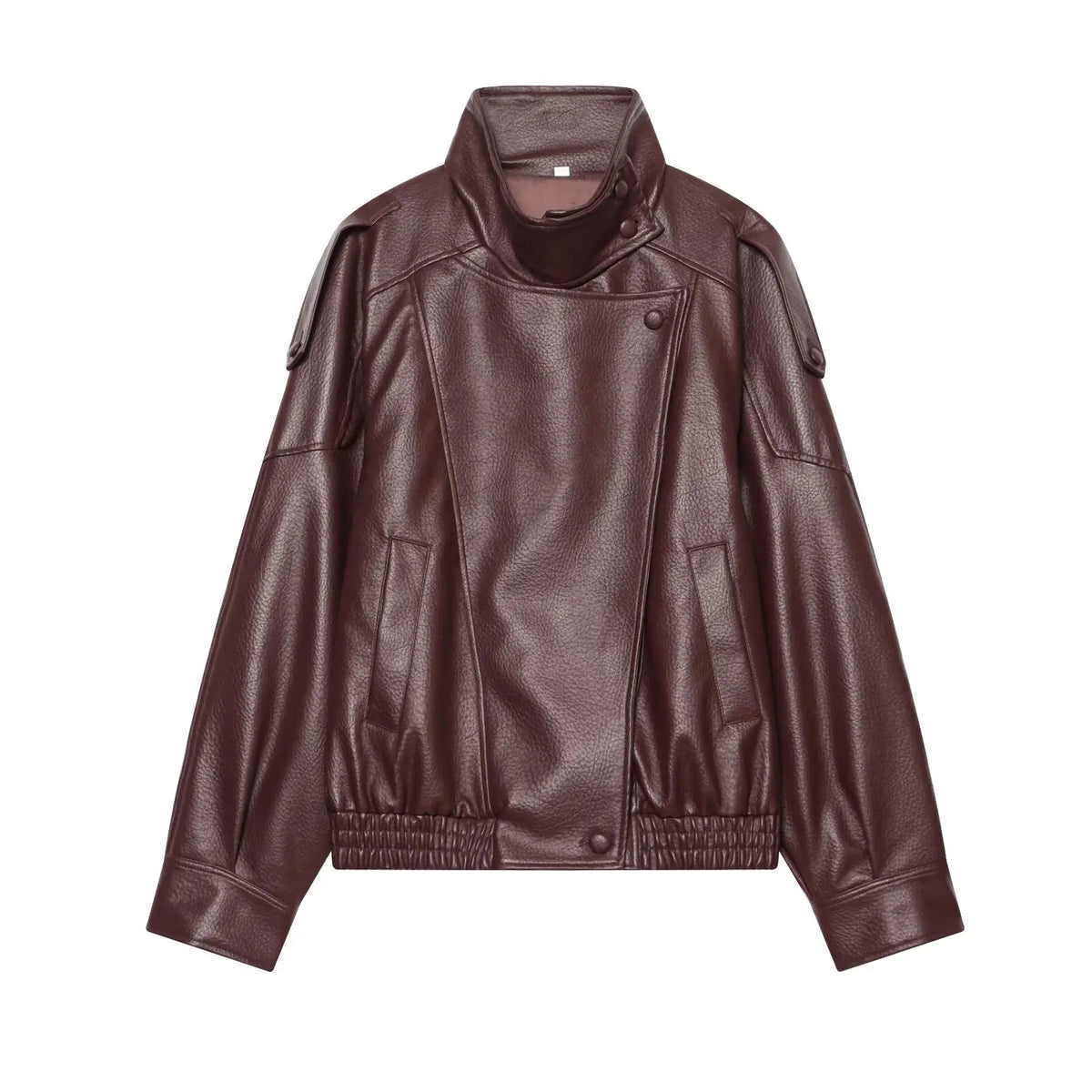 The Oversized Cruelty-Free Leather Jacket
