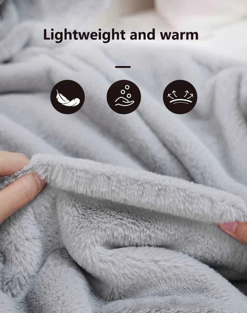 The Plush Heated Throw