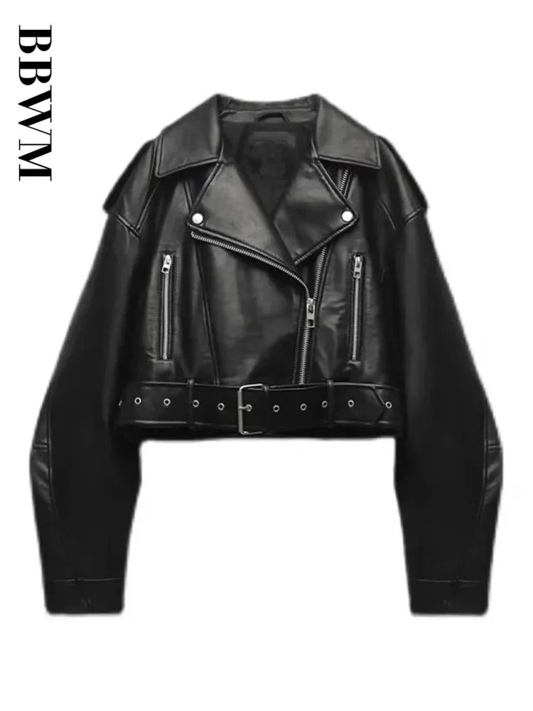 The Belted Moto Jacket