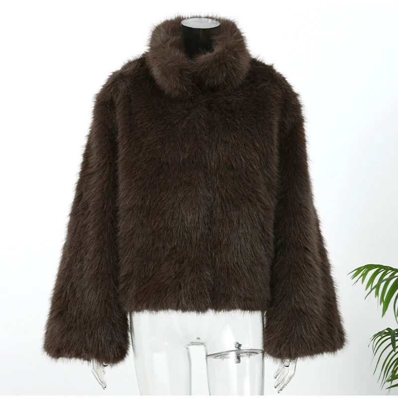 The Mink-Look Cruelty-Free Fur Jacket