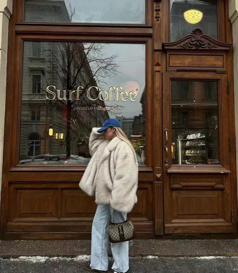 The Plush Faux Fur Coat