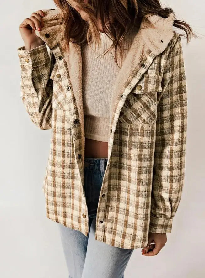 The Plaid Sherpa-Lined Shacket