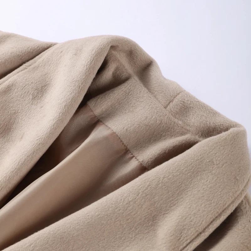 The Cruelty-Free Fur Cuff Wrap Coat