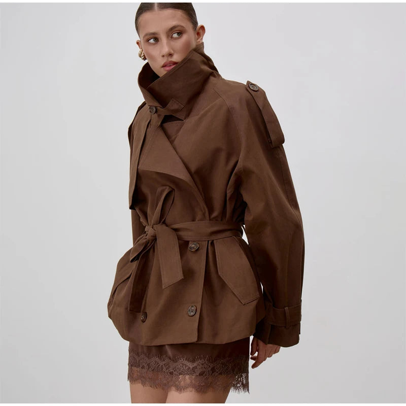 The Lace-Up Long Coat