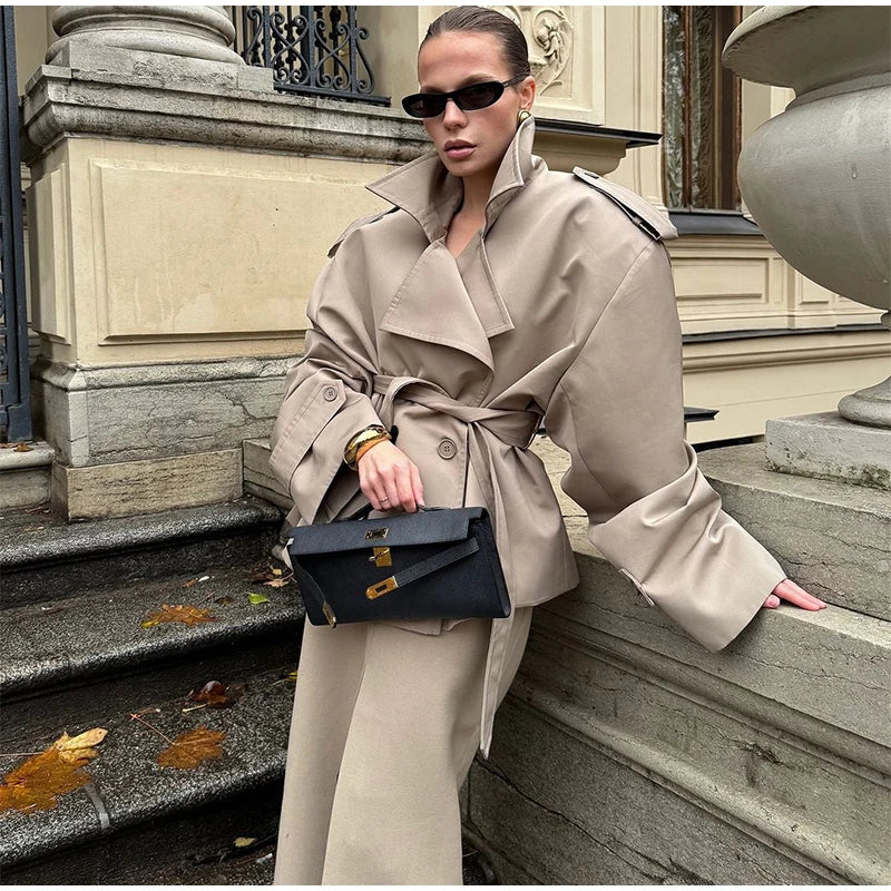 The Double-Breasted Belted Trench