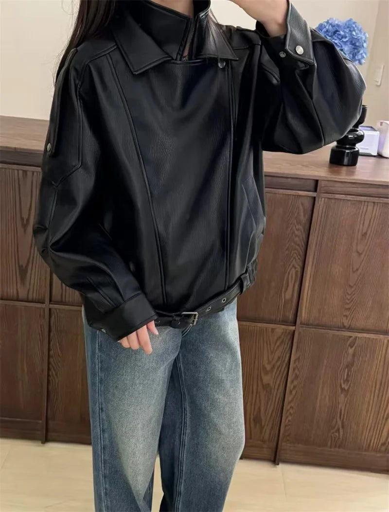The Cruelty-Free Leather Biker Jacket