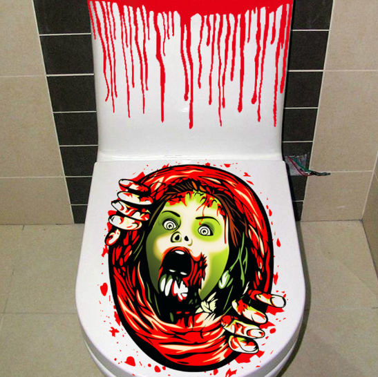 Halloween Toilet Decal, view 3