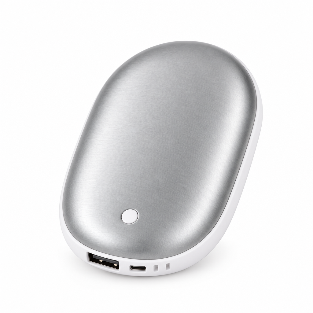Hand warmer in silver