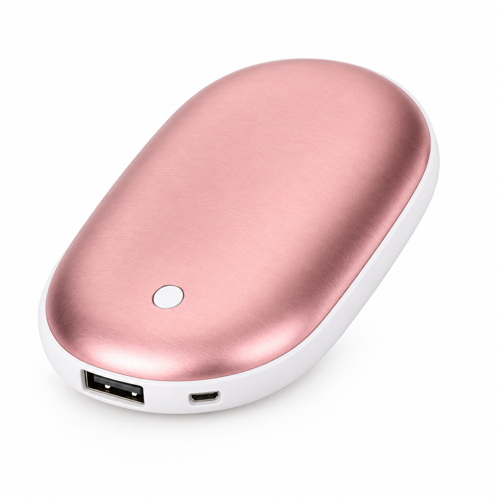 Hand warmer in rose gold